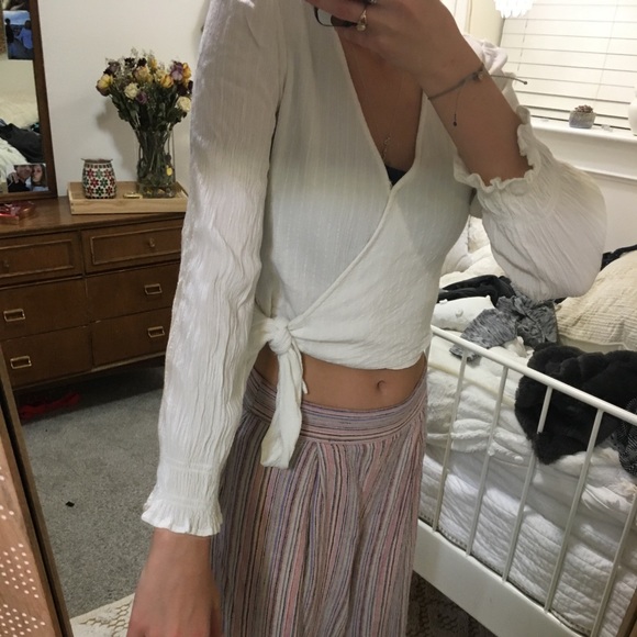 wrap around shirt - Picture 2 of 4